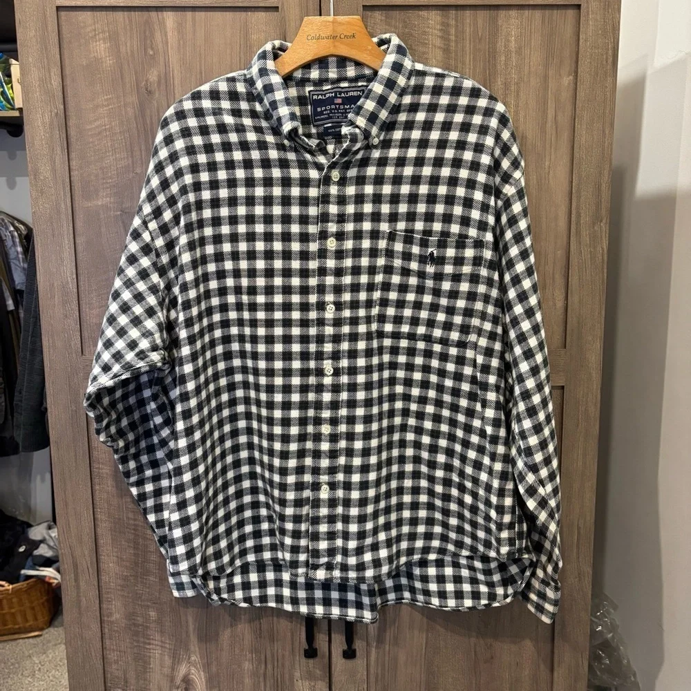 Ralph Lauren Sportsman Flannel Shirt Men's XL